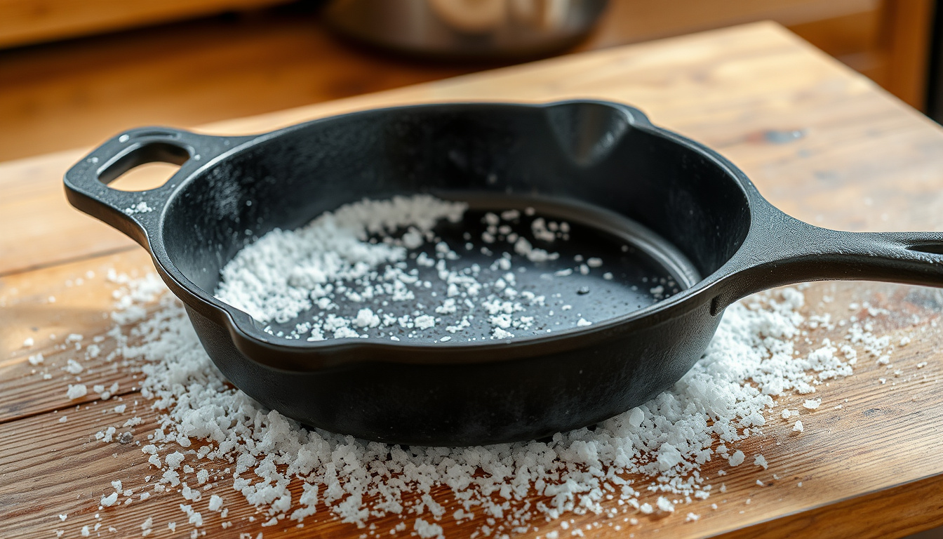 How to Clean Cast Iron with Salt: Step-by-Step Guide - City Signal SG